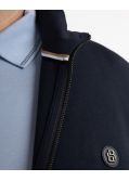 Haut de survêtement jersey grande taille bleu marine