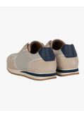 Sneakers canvas suede grande taille beige