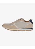 Sneakers canvas suede grande taille beige