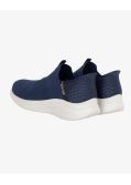 Sneakers Slip-in large grande taille marine