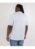 T-shirt imprimé grande taille blanc