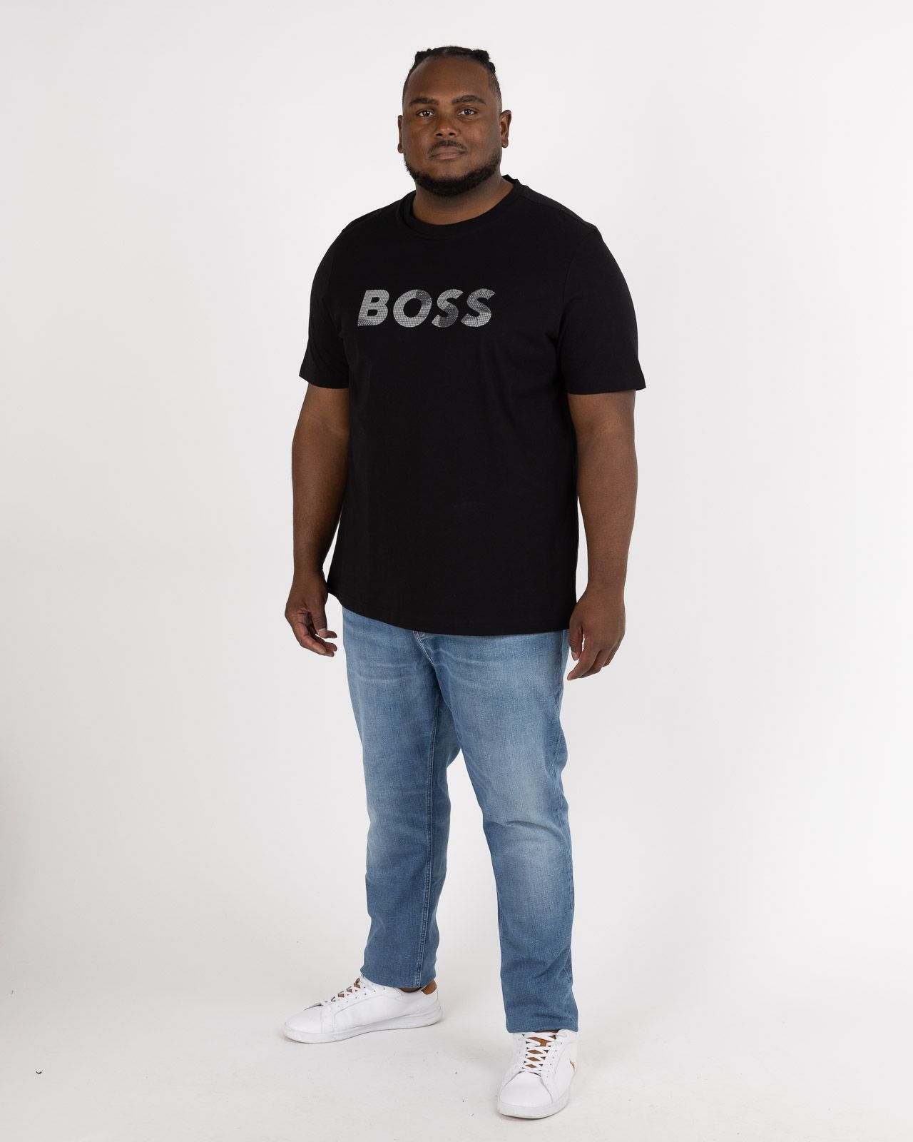 T-shirt BOSS grande taille noir