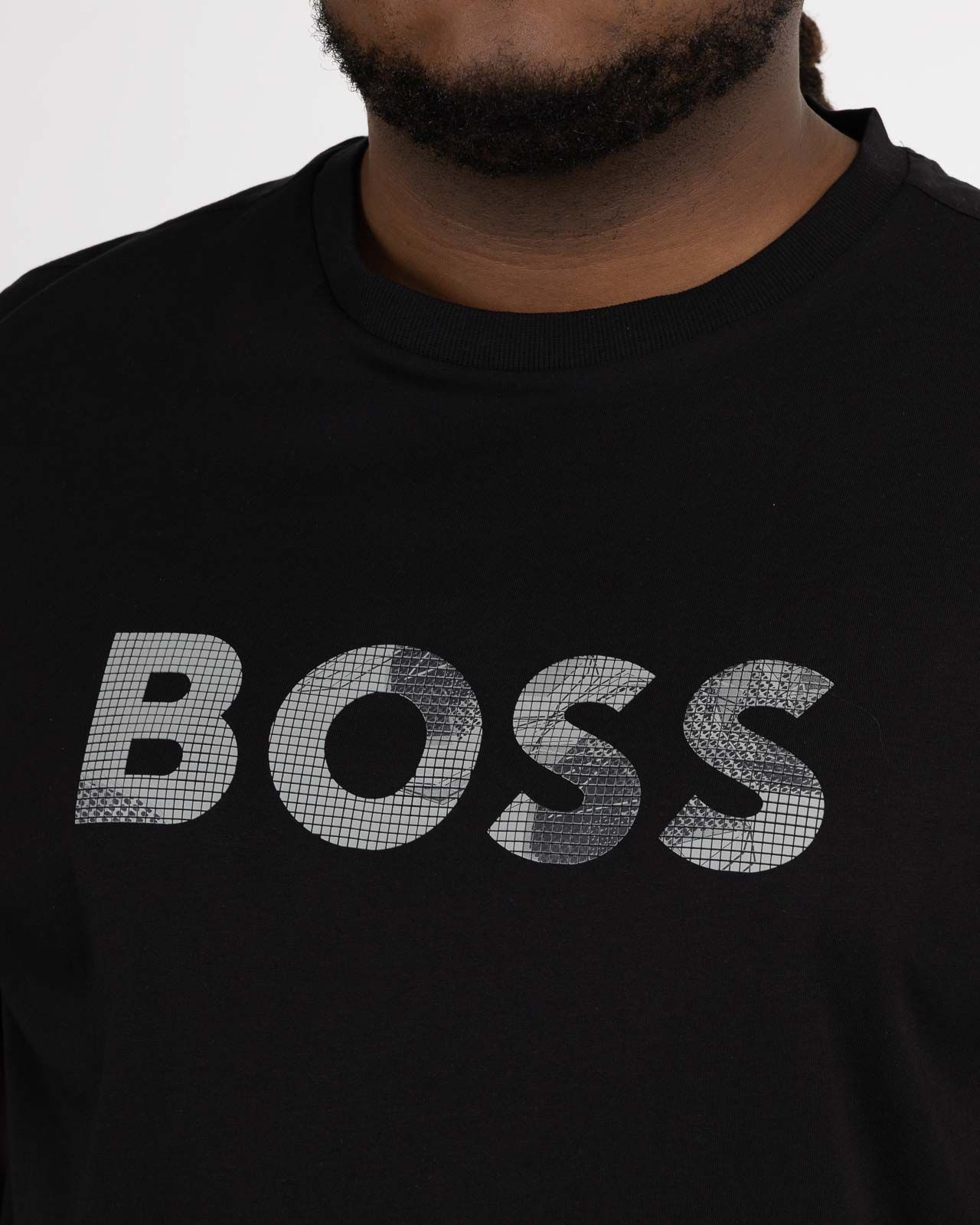 T-shirt BOSS grande taille noir