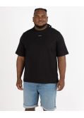 T-shirt interlock grande taille noir