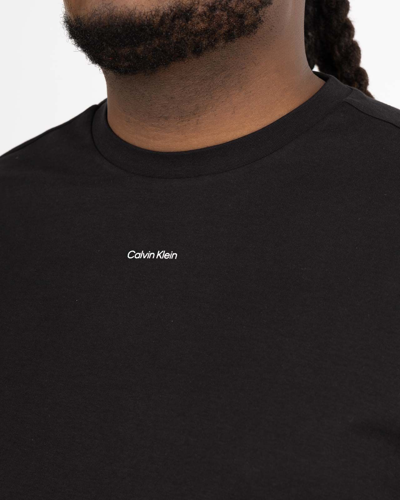 T-shirt interlock grande taille noir