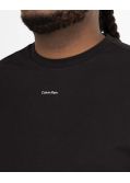 T-shirt interlock grande taille noir