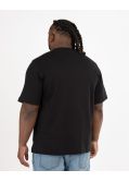 T-shirt interlock grande taille noir