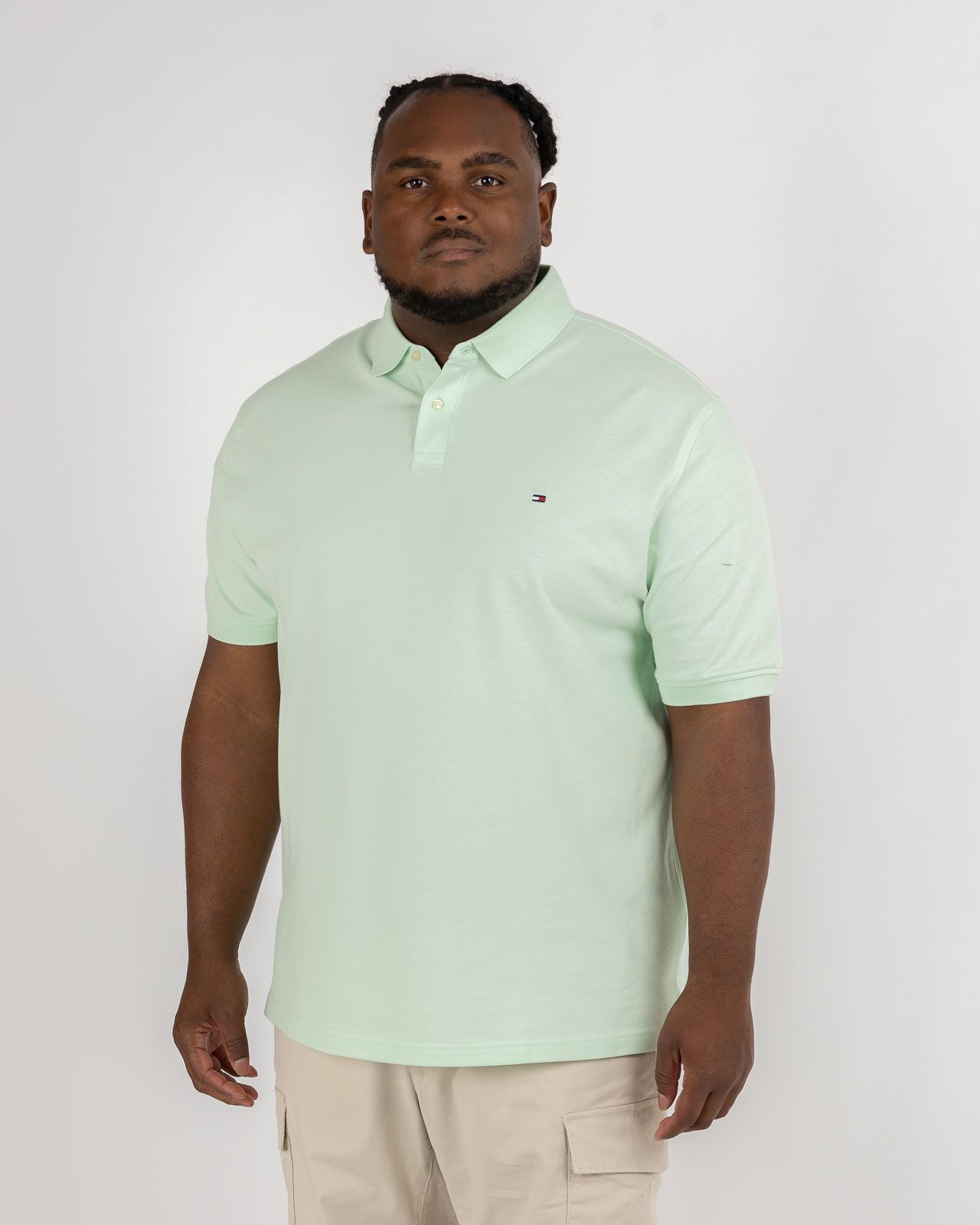 Polo 1985 piqué grande taille vert