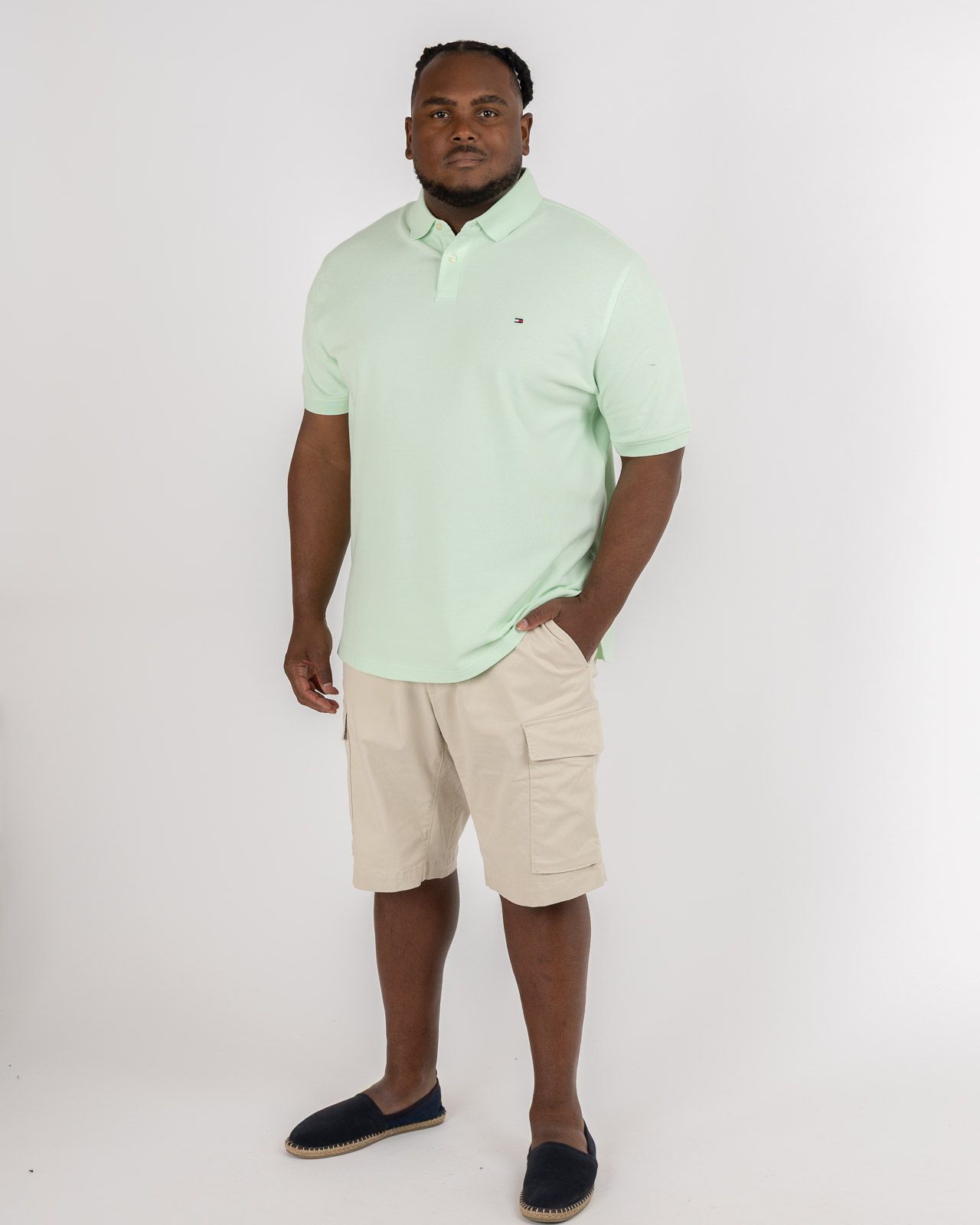 Polo 1985 piqué grande taille vert