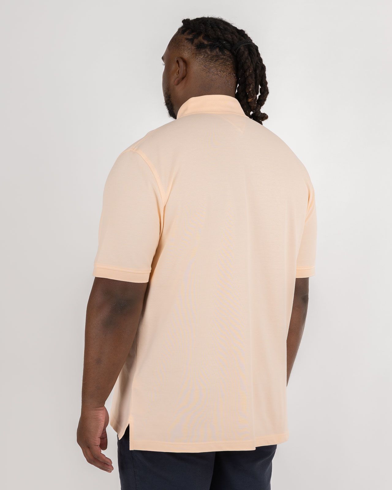 Polo 1985 piqué grande taille orange
