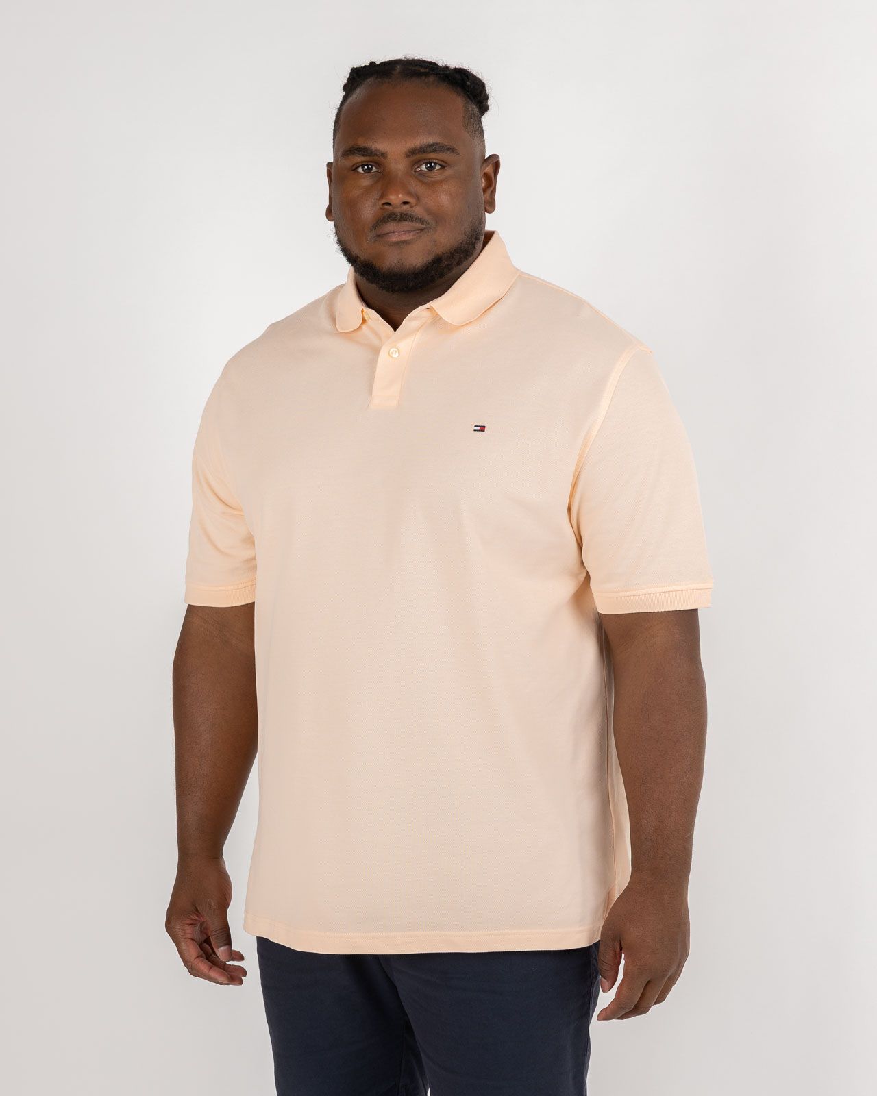 Polo 1985 piqué grande taille orange