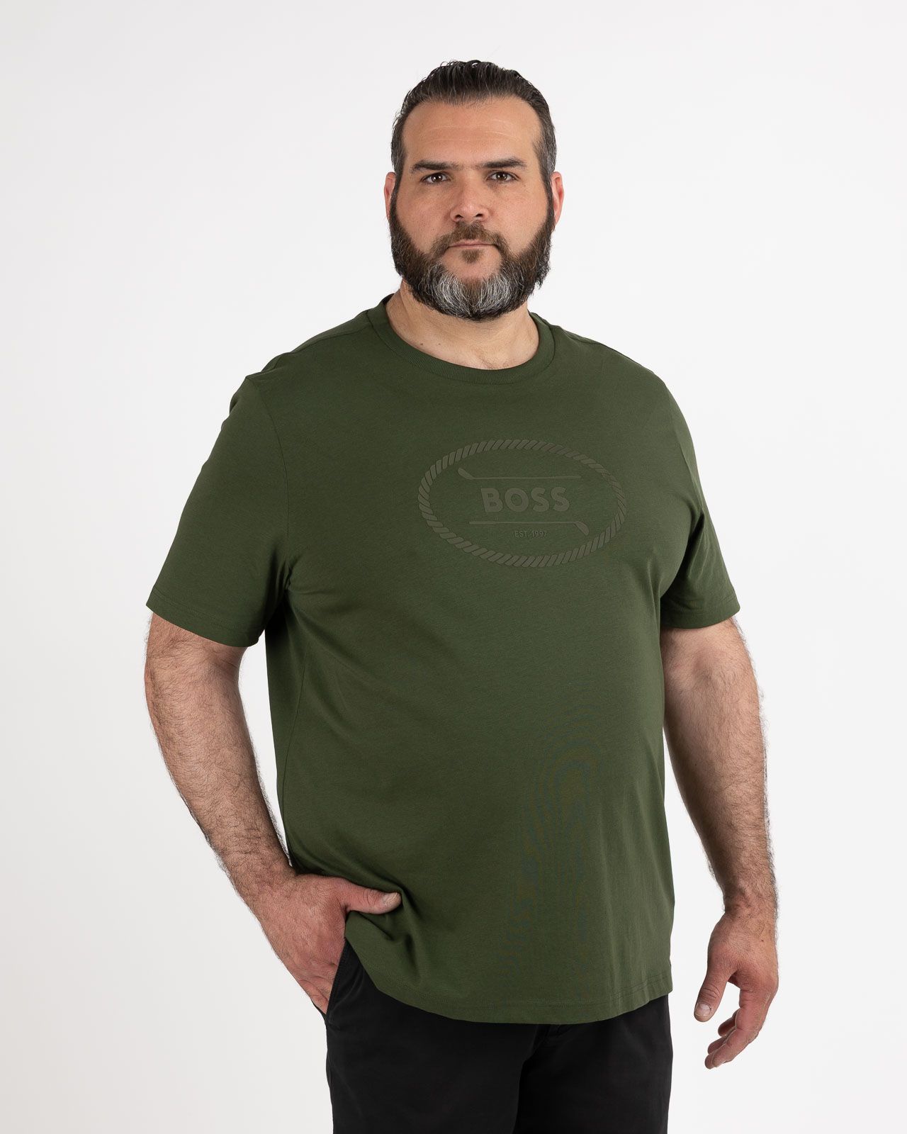 T-shirt grande taille vert