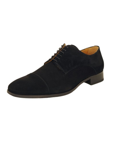 Chaussures en daim noires : grande taille jusqu'au 49