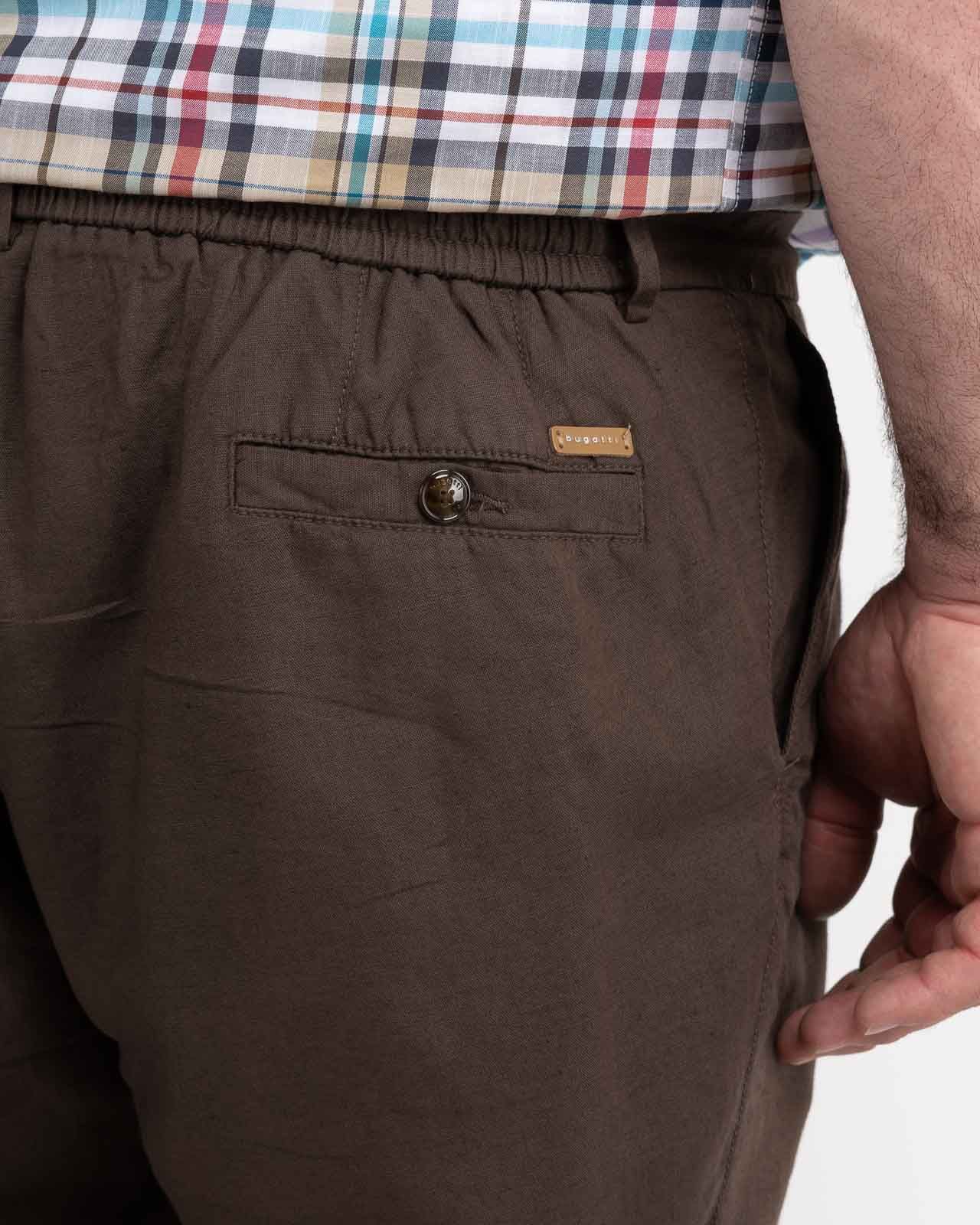 Short chino grande taille marron