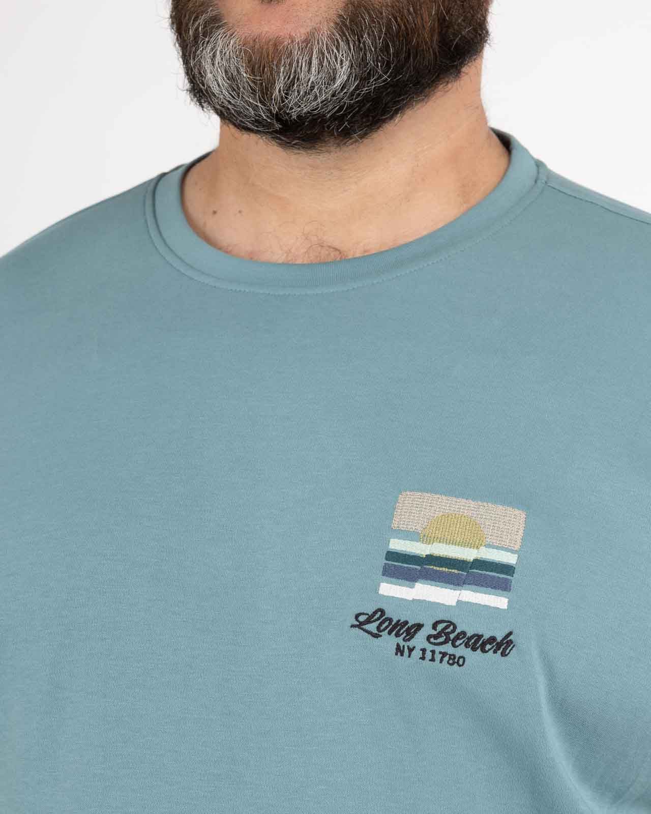 T-shirt interlock grande taille vert