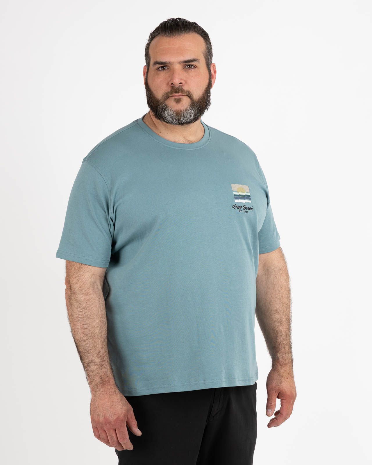 T-shirt interlock grande taille vert
