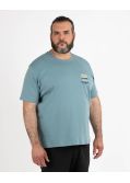 T-shirt interlock grande taille vert