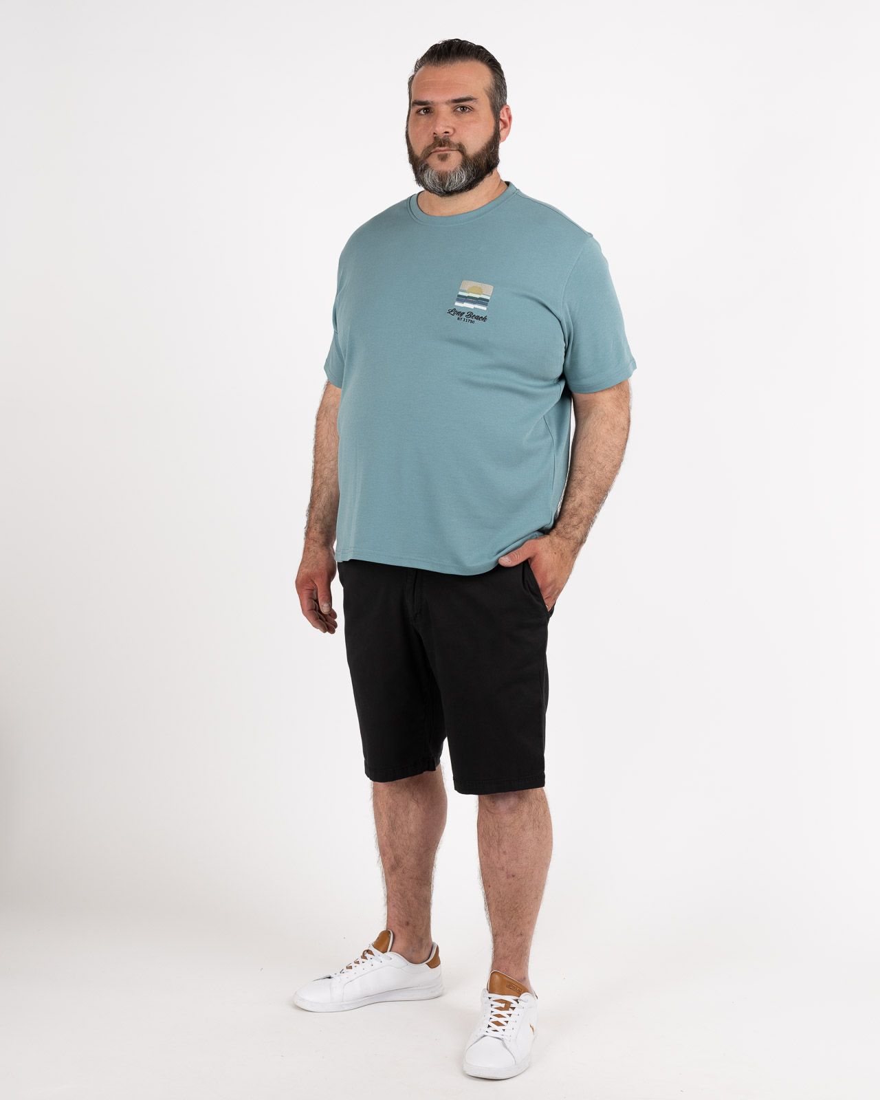 T-shirt interlock grande taille vert