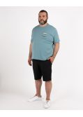 T-shirt interlock grande taille vert