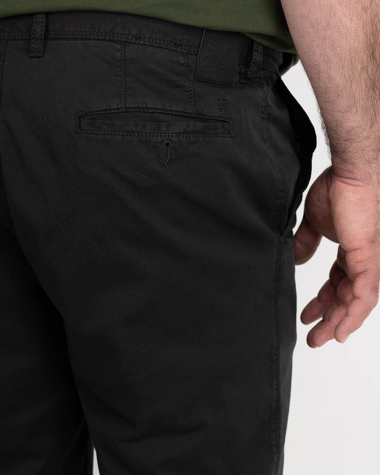 Short chino grande taille noir