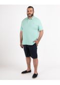 Short chino grande taille bleu marine