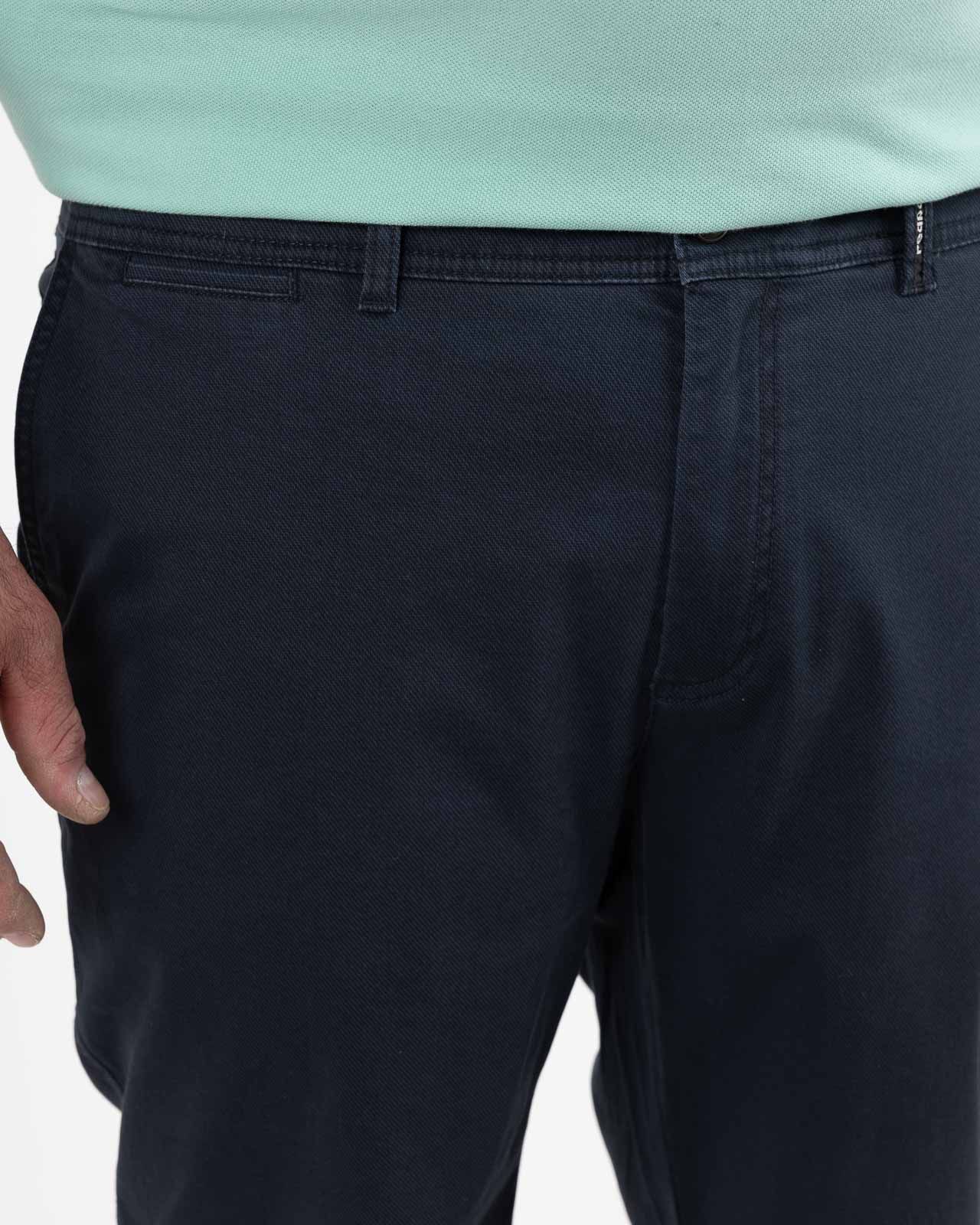 Short chino grande taille bleu marine