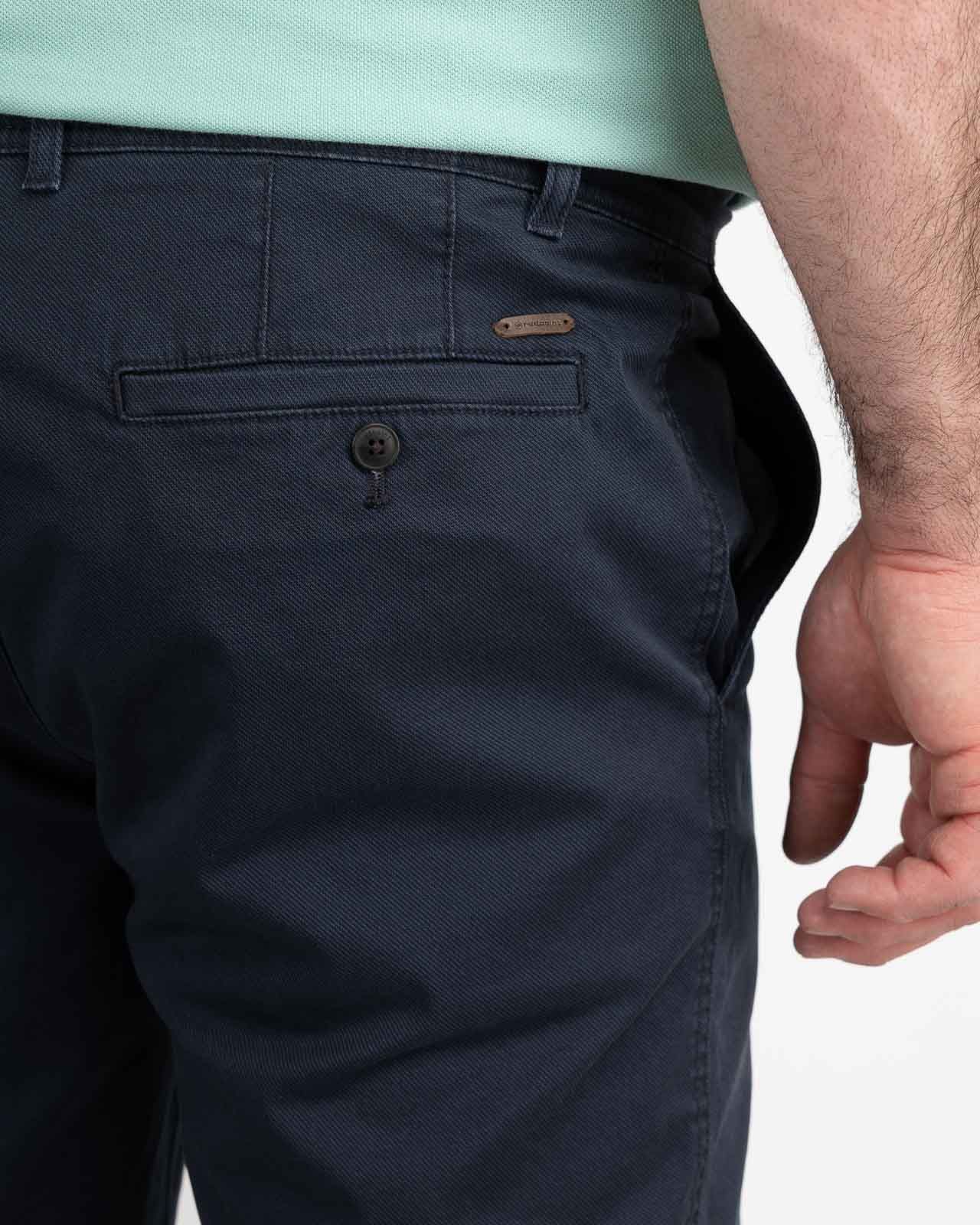 Short chino grande taille bleu marine