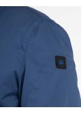 Blouson grande taille bleu