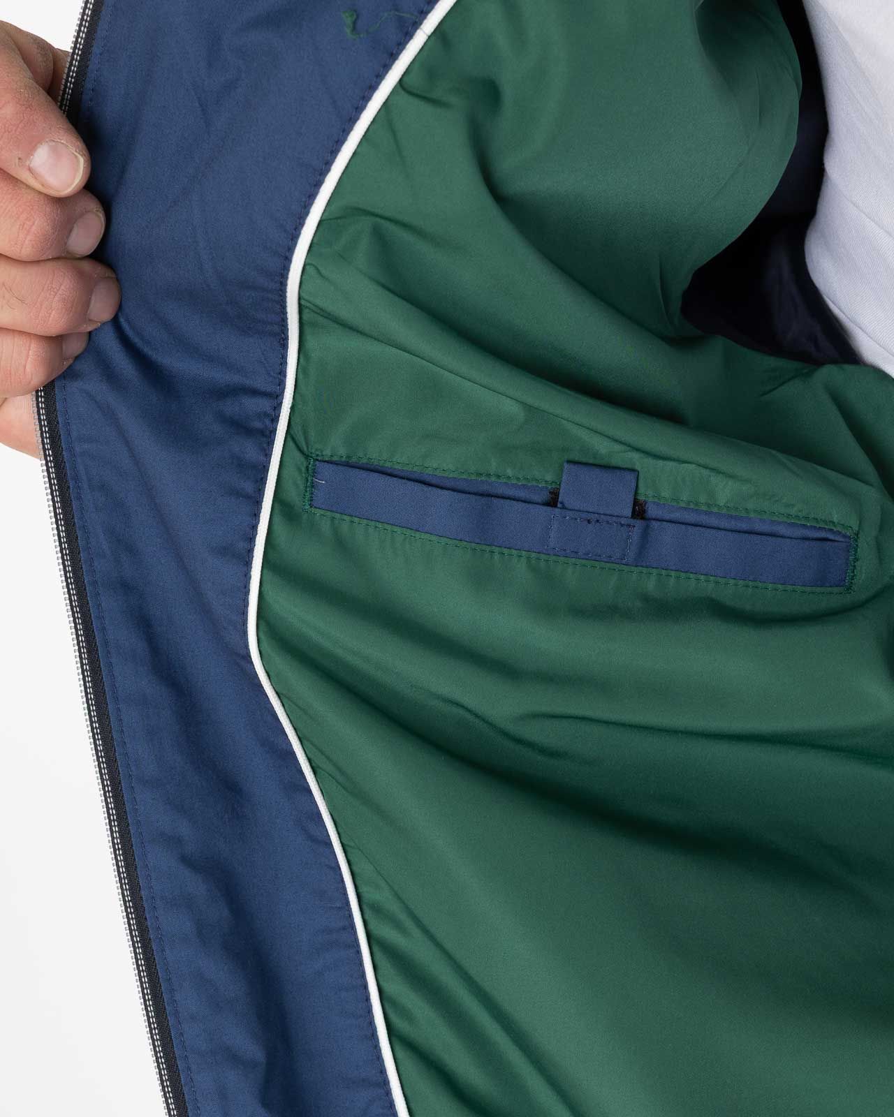 Blouson grande taille bleu