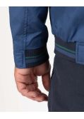 Blouson grande taille bleu