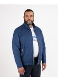 Blouson grande taille bleu