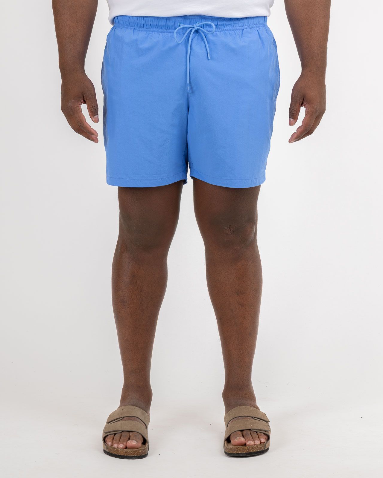 Short de bain grande taille bleu