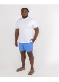 Short de bain grande taille bleu