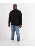 Sweat col rond grande taille noir