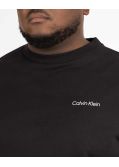 Sweat col rond grande taille noir