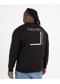 Sweat col rond grande taille noir