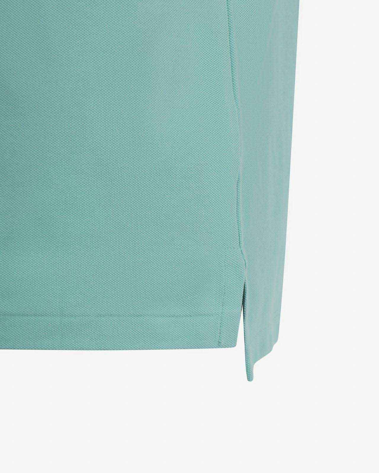 Polo piqué pour homme grand vert amande