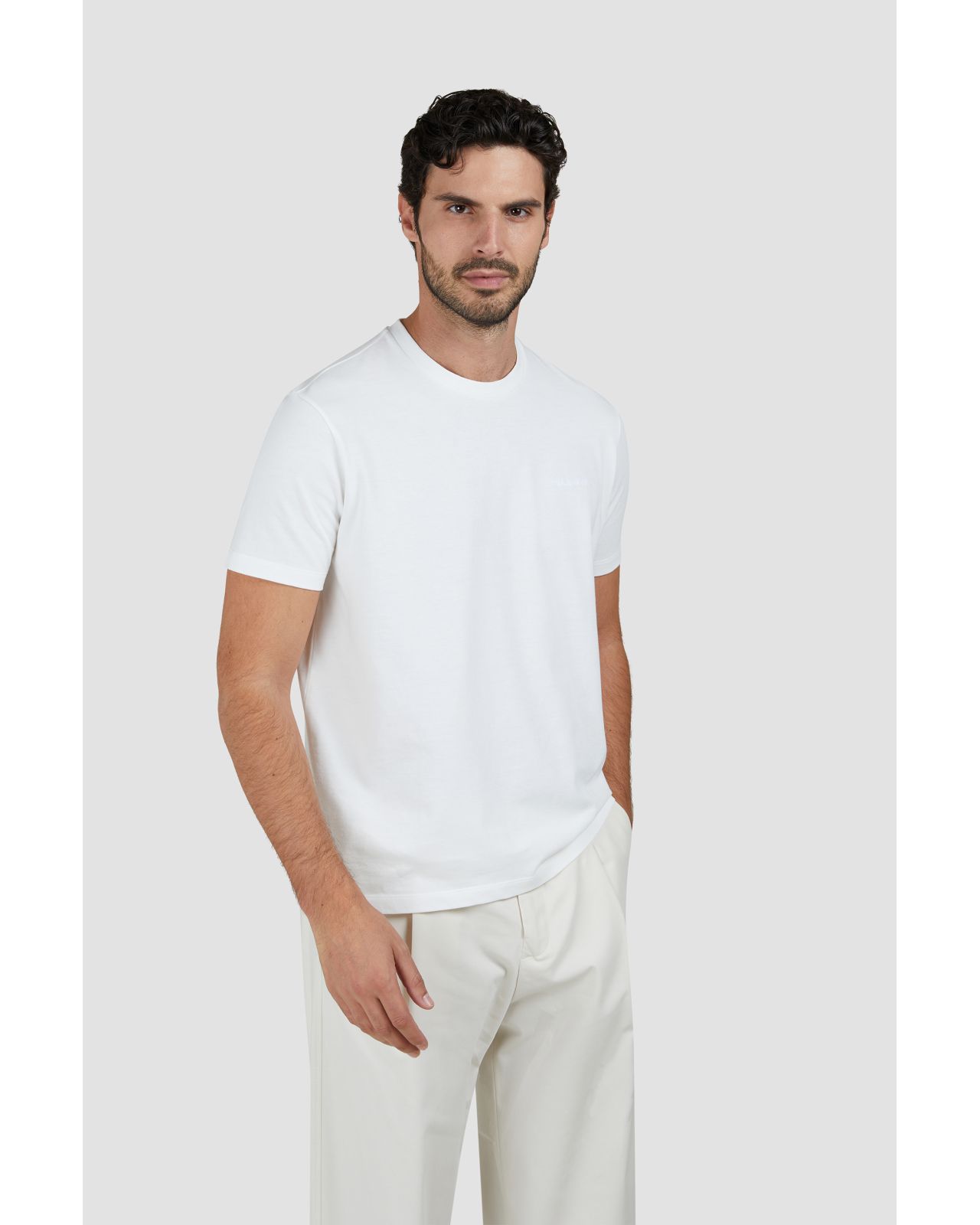 T-shirt jersey grande taille écru