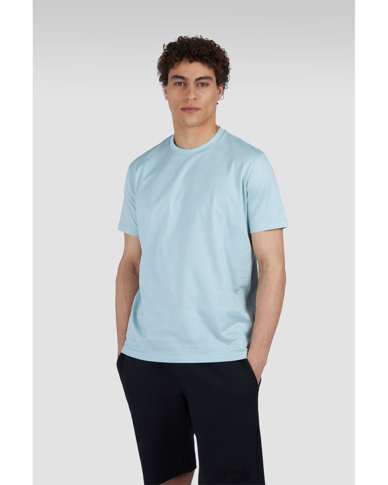 T-shirt jersey grande taille vert de gris