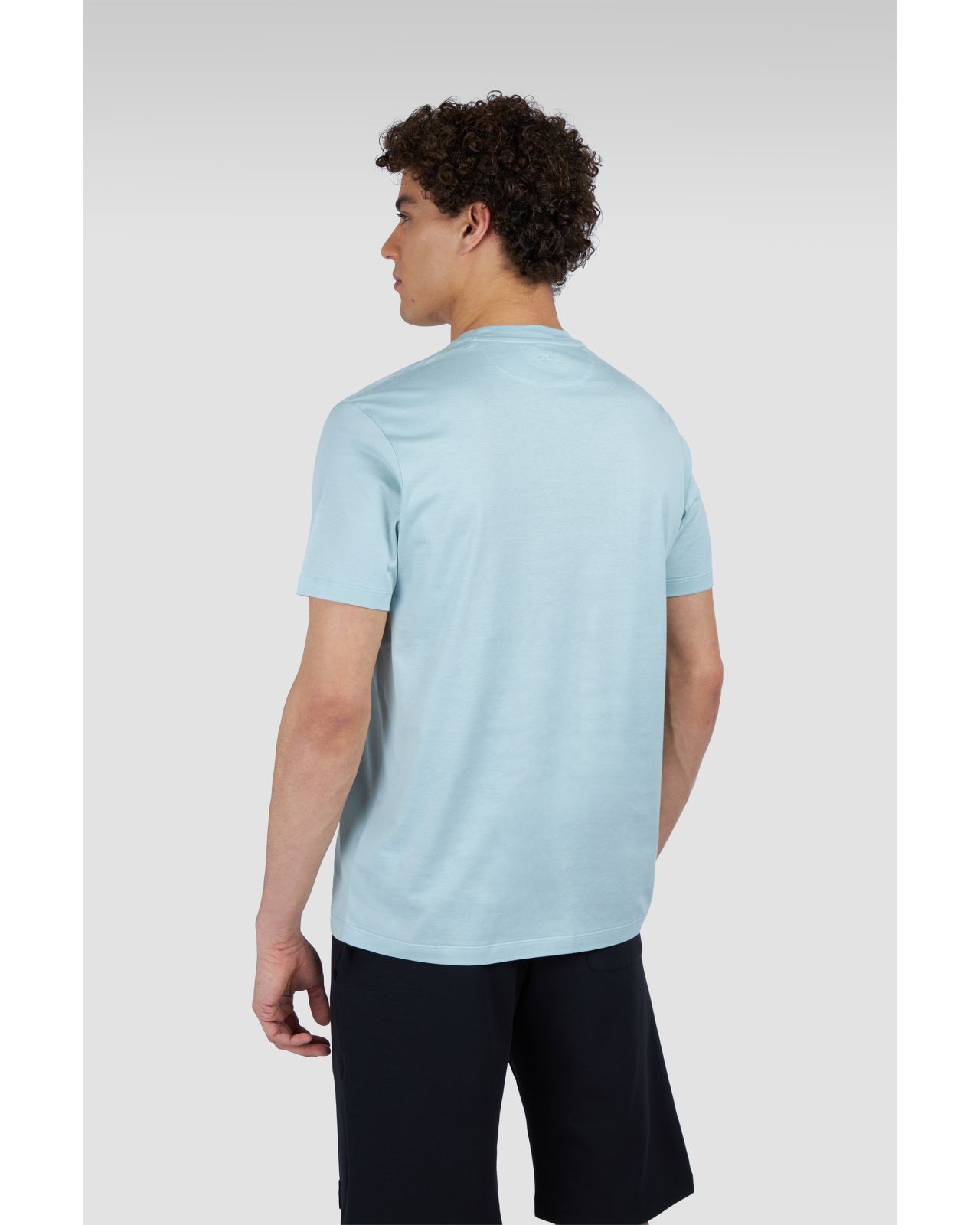 T-shirt jersey grande taille vert de gris