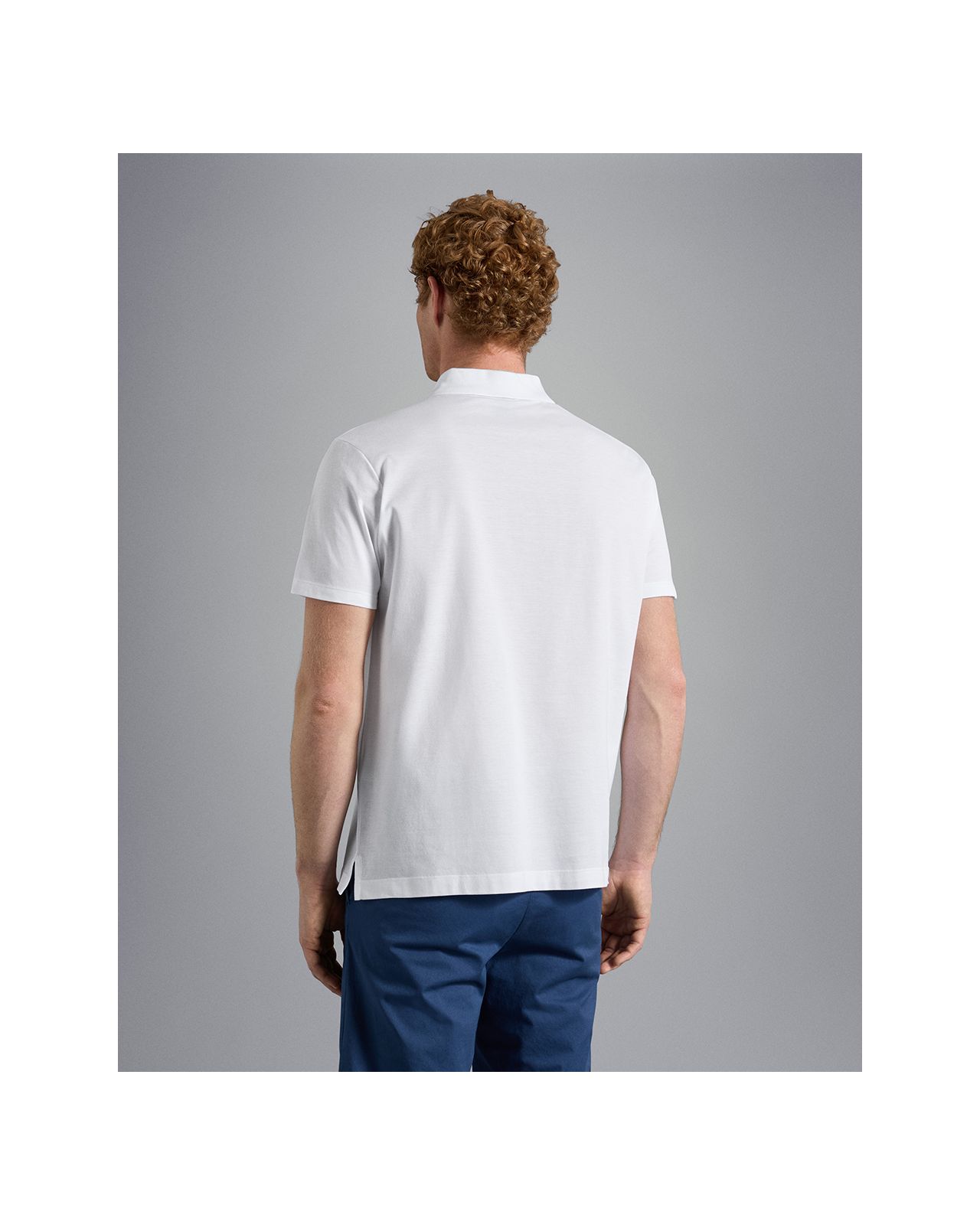 Polo piqué grande taille blanc