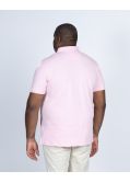 Polo uni grande taille rose