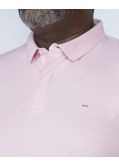 Polo uni grande taille rose