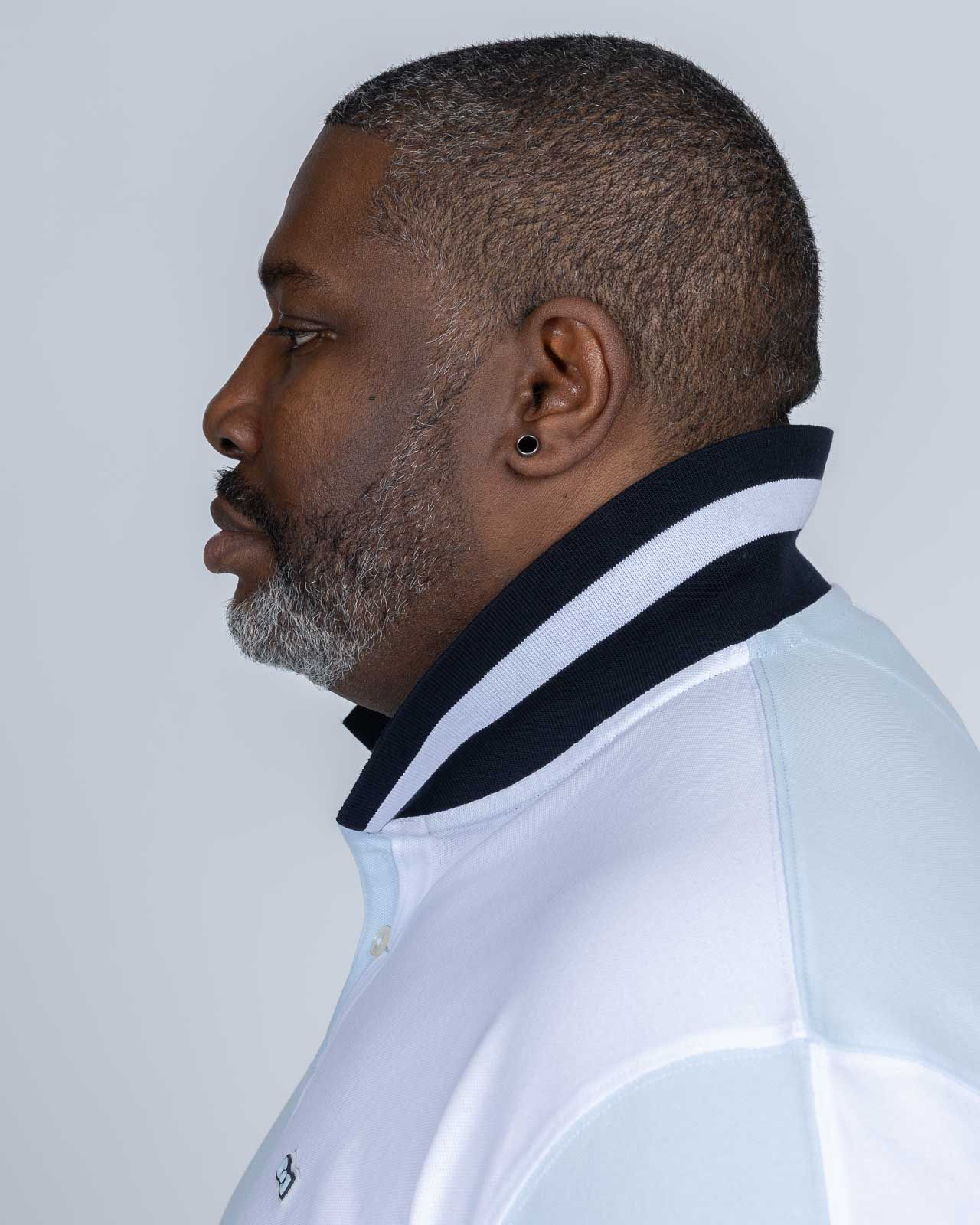 Polo piqué barbarian grande taille bleu