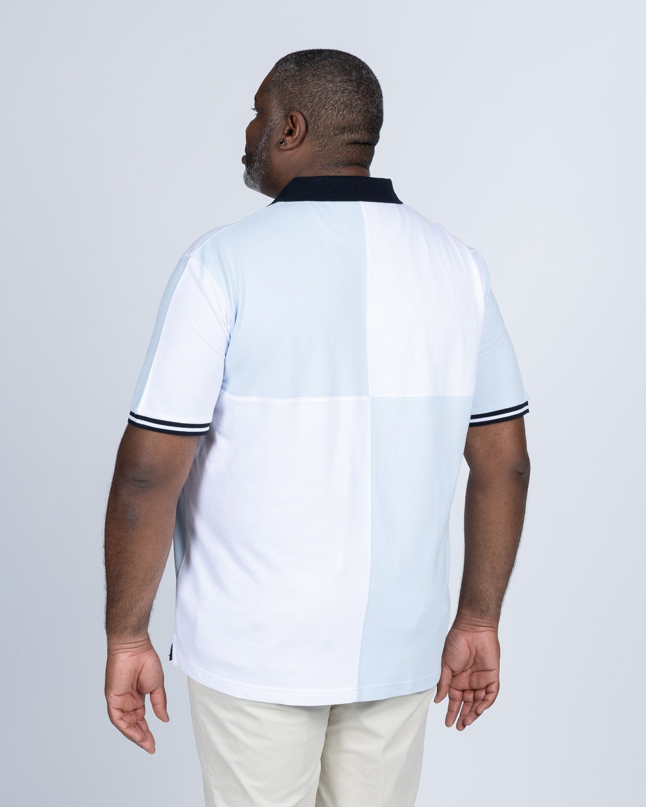 Polo piqué barbarian grande taille bleu