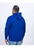 Sweat à capuche grande taille bleu marine