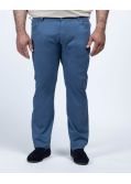 Pantalon 5 poches grande taille bleu
