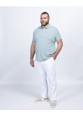 Pantalon chino en satin grande taille blanc