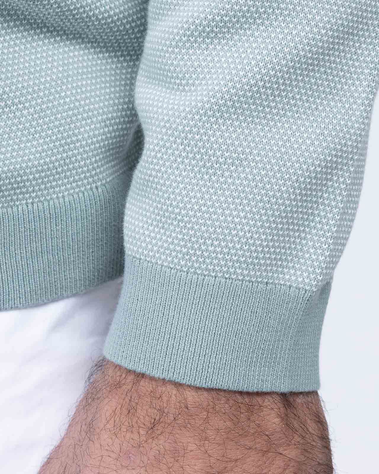 Pull oxford grande taille gris