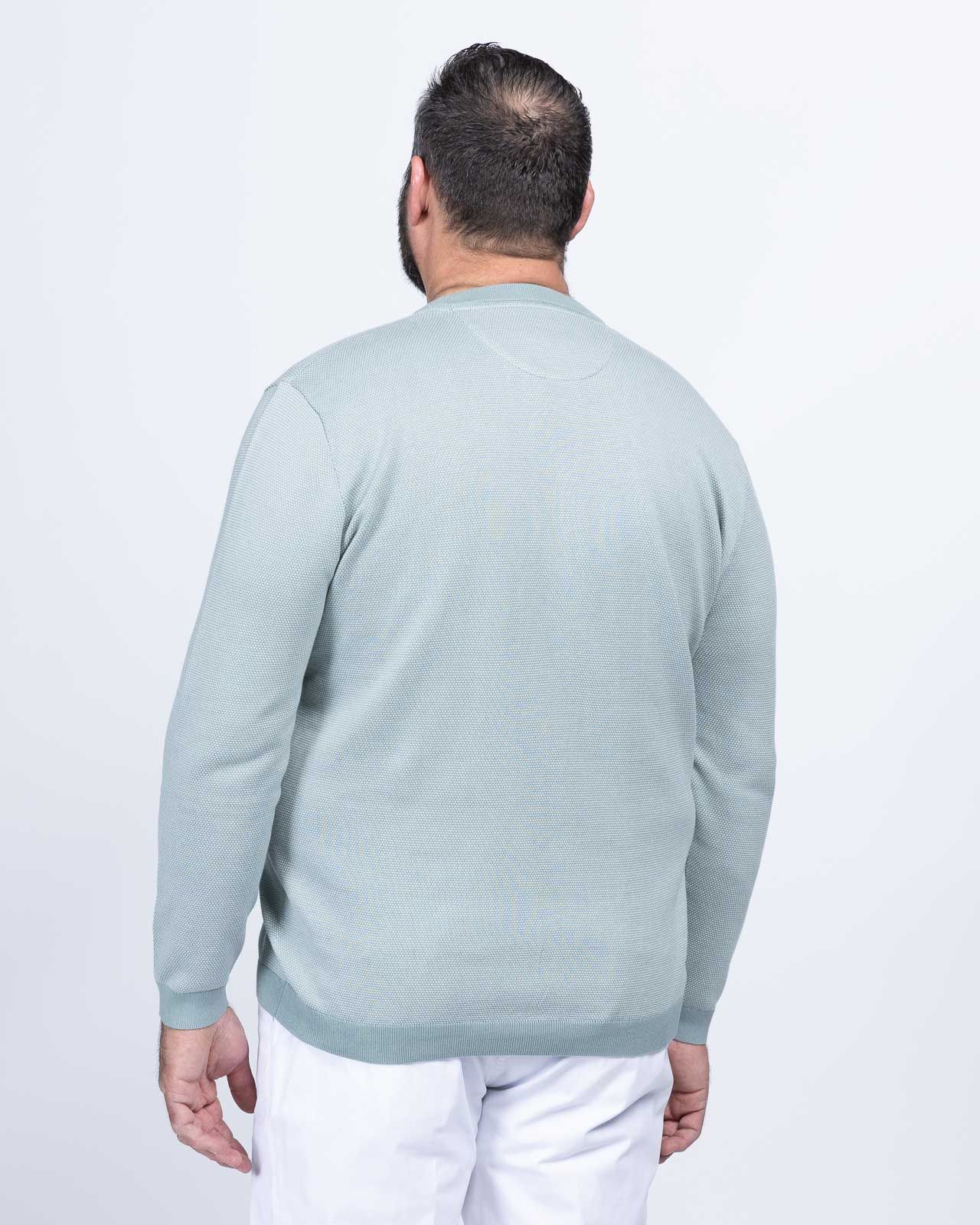 Pull oxford grande taille gris